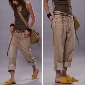 R13 Tailored Drop Kurtis Khaki jeans size 27
